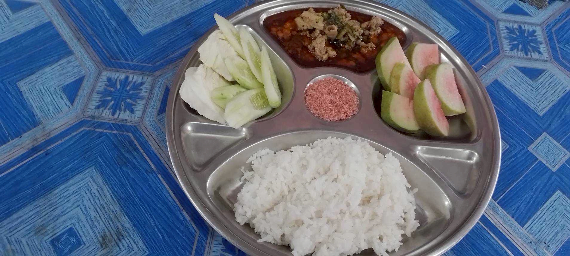 น้ำพริกอ่องผักสด